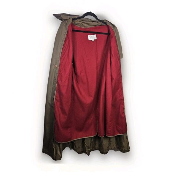 Vtg Coat Collectibles Tan Trench Womans Sz 12 Vintage Professional Preppy Beige - Picture 8 of 11